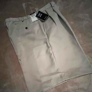 Men’s beige dress shorts